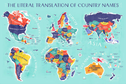 These Maps Show The Actual Translations Of Country Names