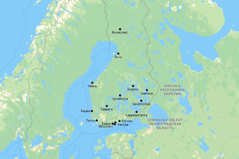 Cities_Finland_Map