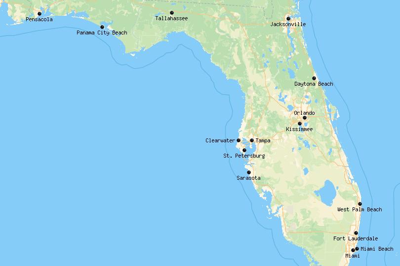 Cities_Florida_Map