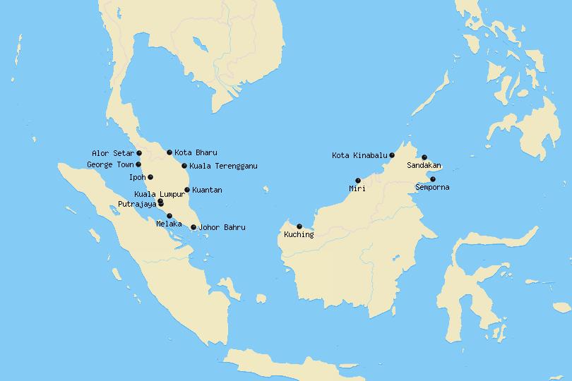 Cities_Malaysia_Map