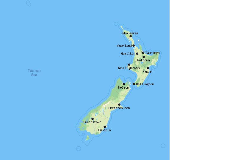 Cities_New_Zealand_Map