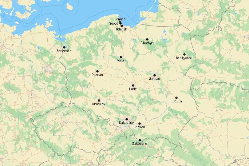 Cities_Poland_Map