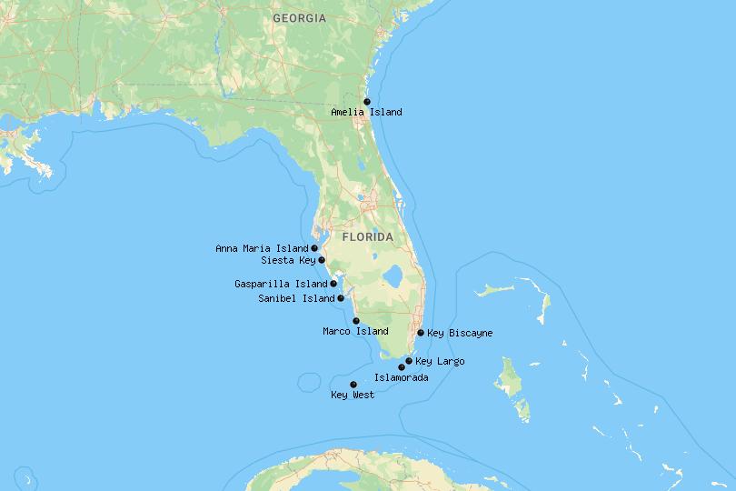 Islands_Florida_Map