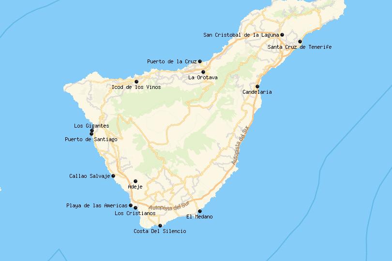 Where_To_Stay_Tenerife_Map