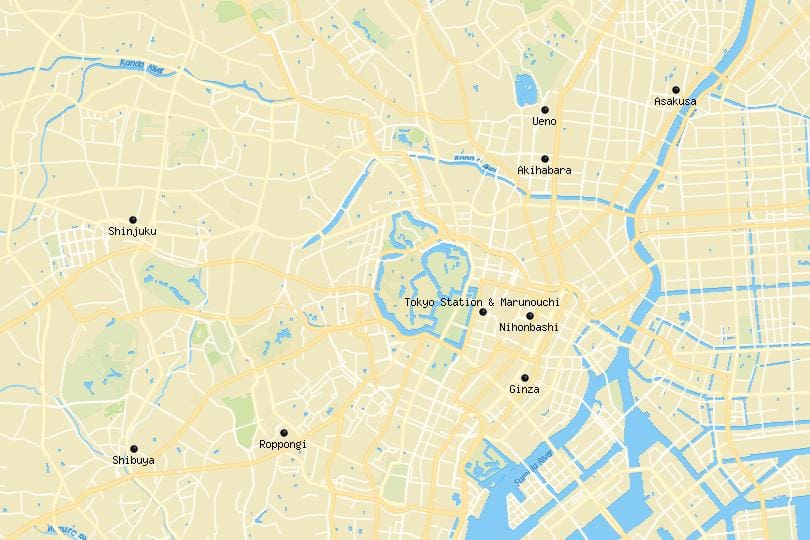 Where_To_Stay_Tokyo_Map