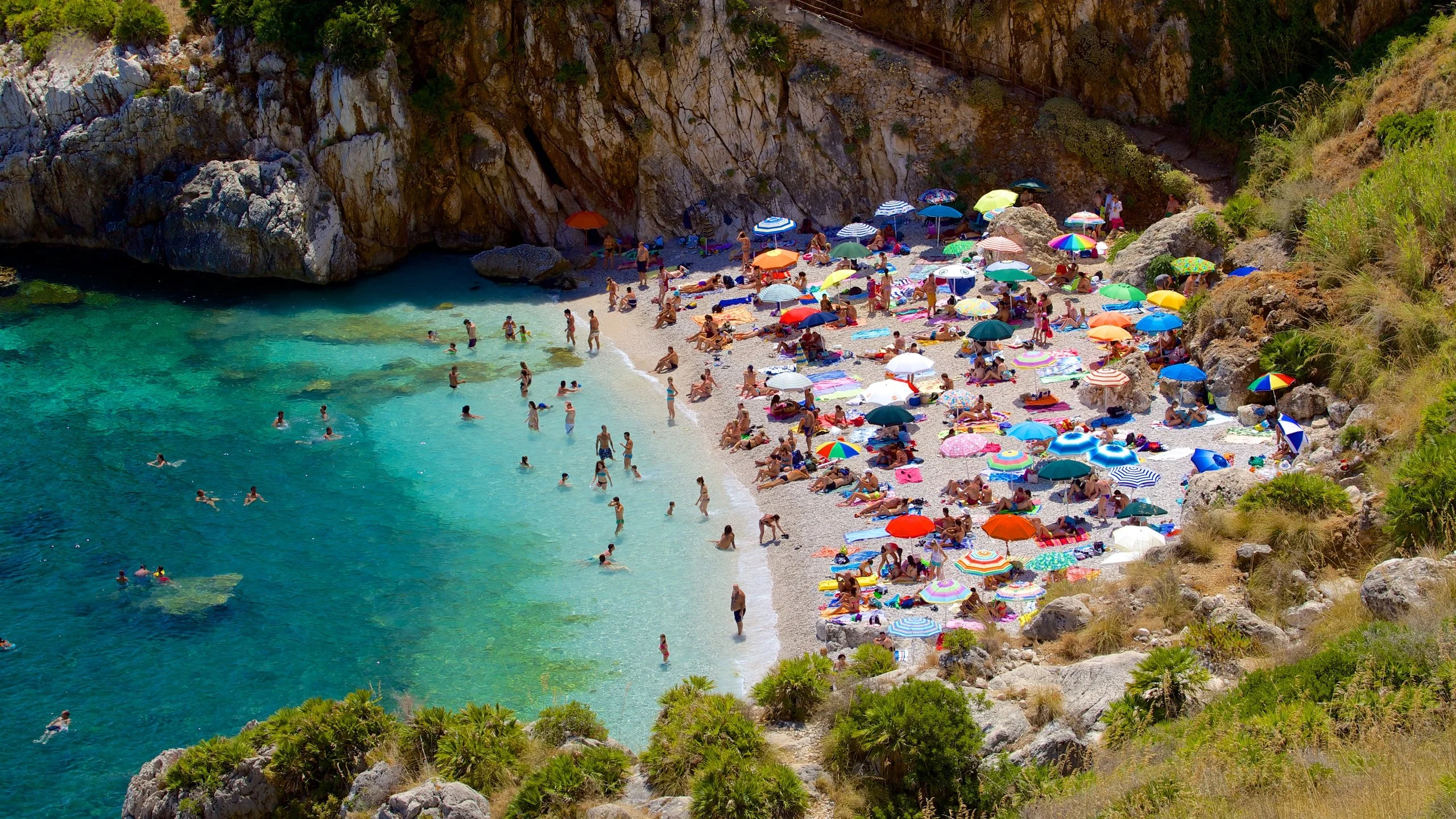 Isola Bella Is A Small Island Off The Coast Of Sicily