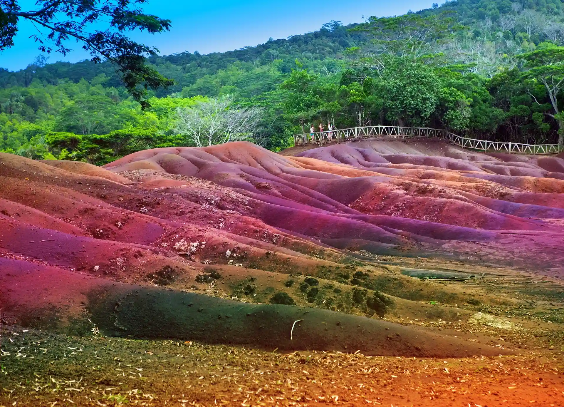 Chamarel Coloured Earth Mauritius