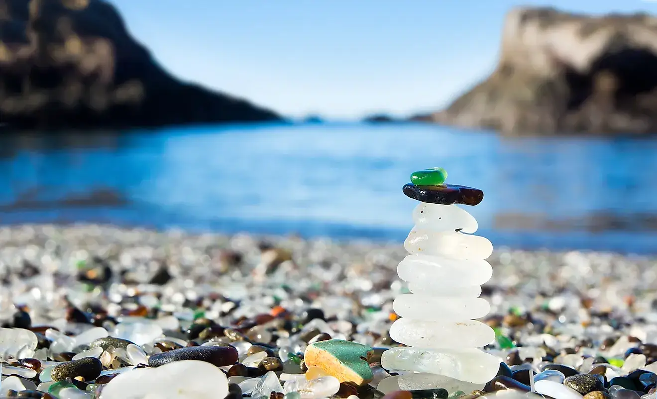 Glass Beach, California, Usa