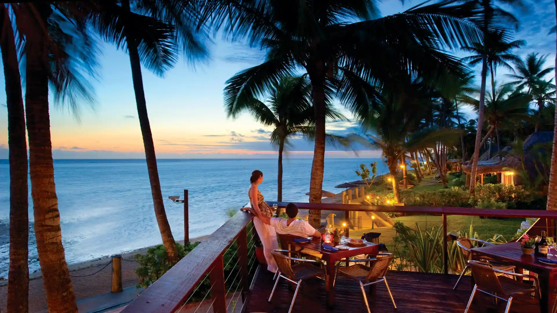 Outrigger Beach Resort Beaches Of Fiji Sunset Beach Bar