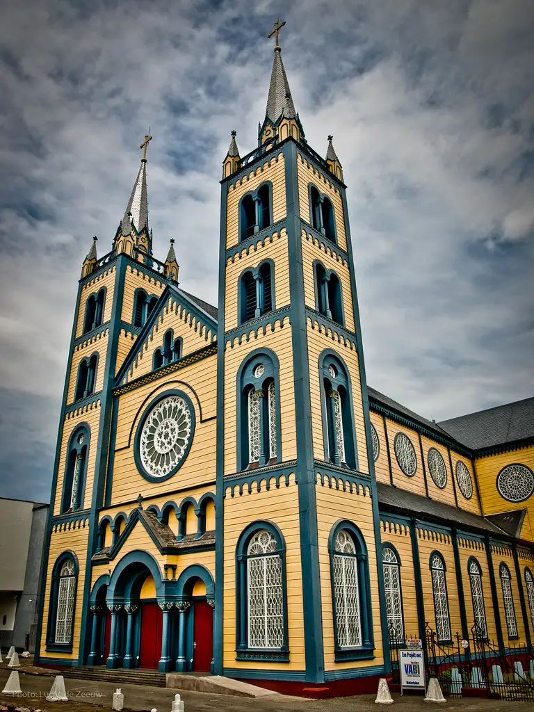 Wooden Cathedral Churches In Suriname