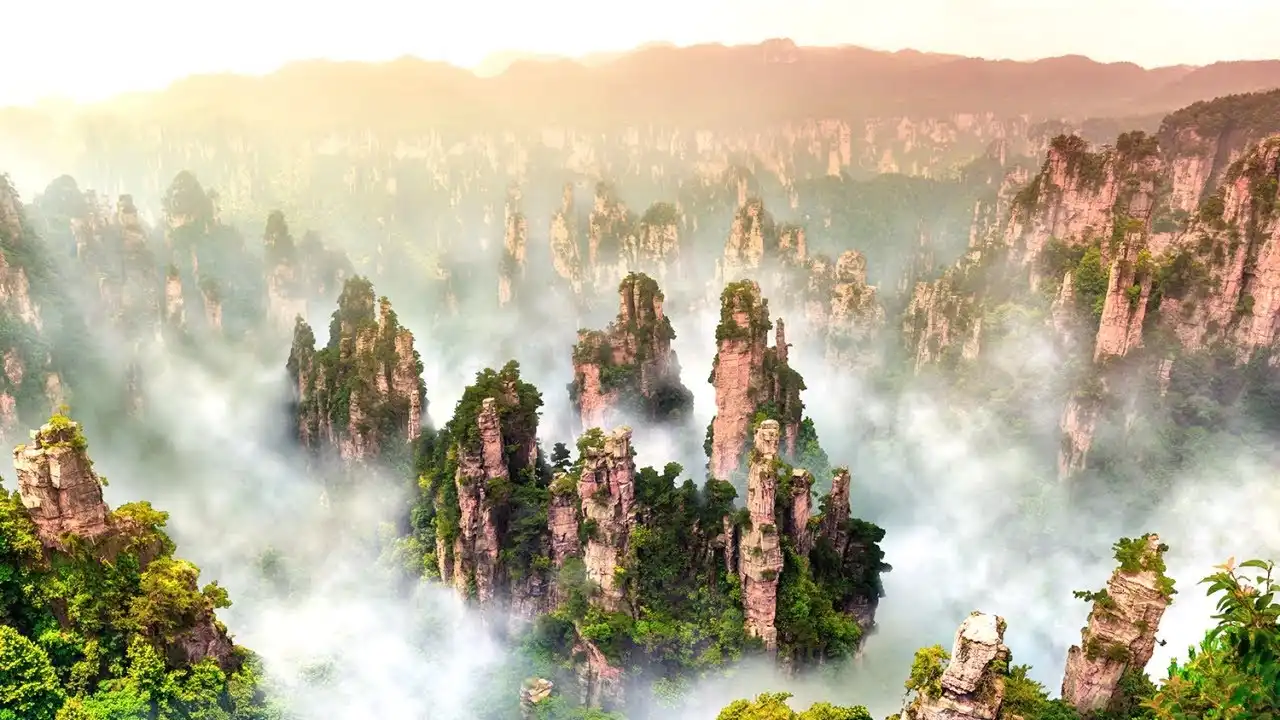 The Tianzi Mountains, China
