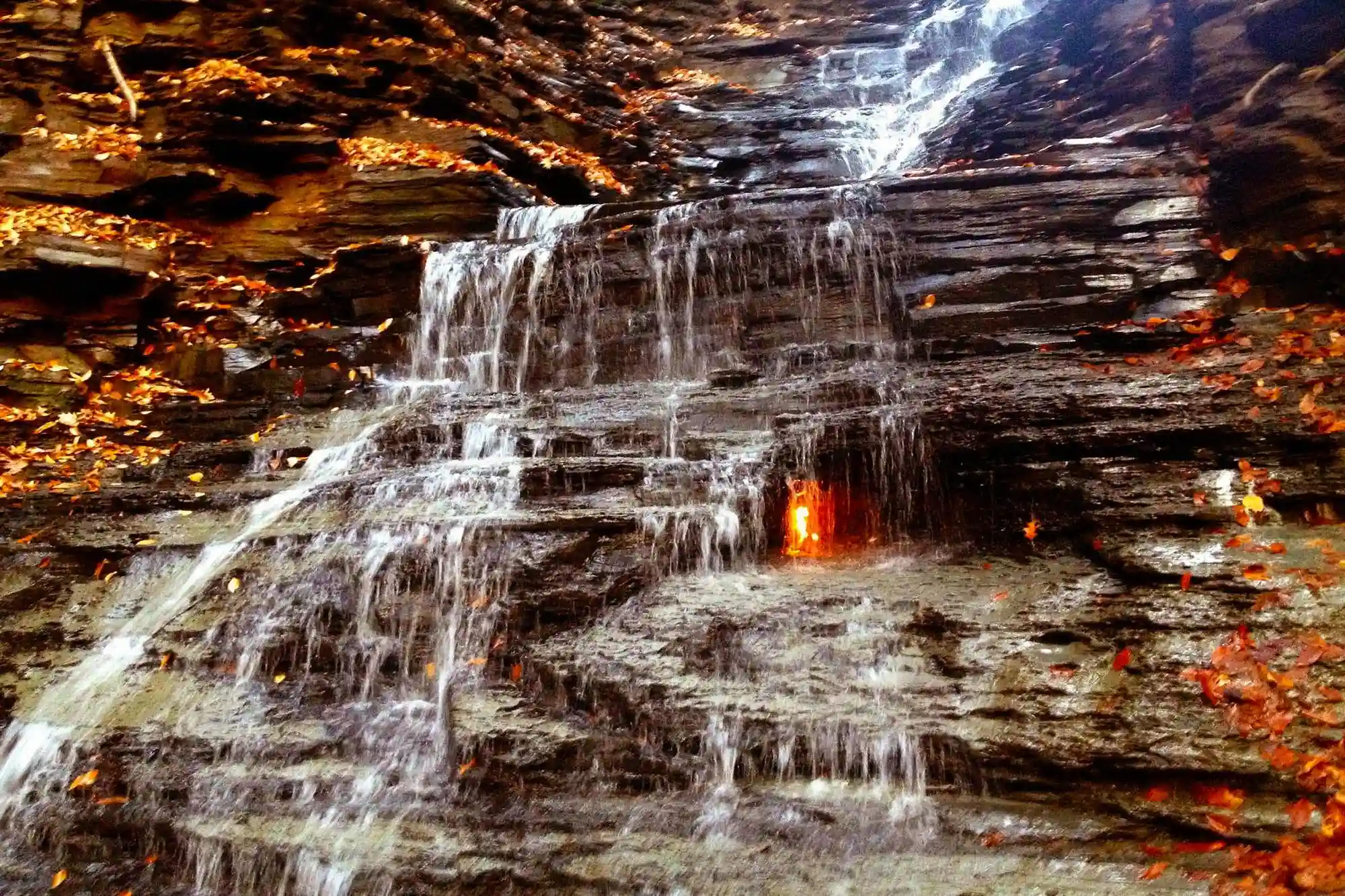 Eternal Flame Falls, Nature's Unique Phenomena