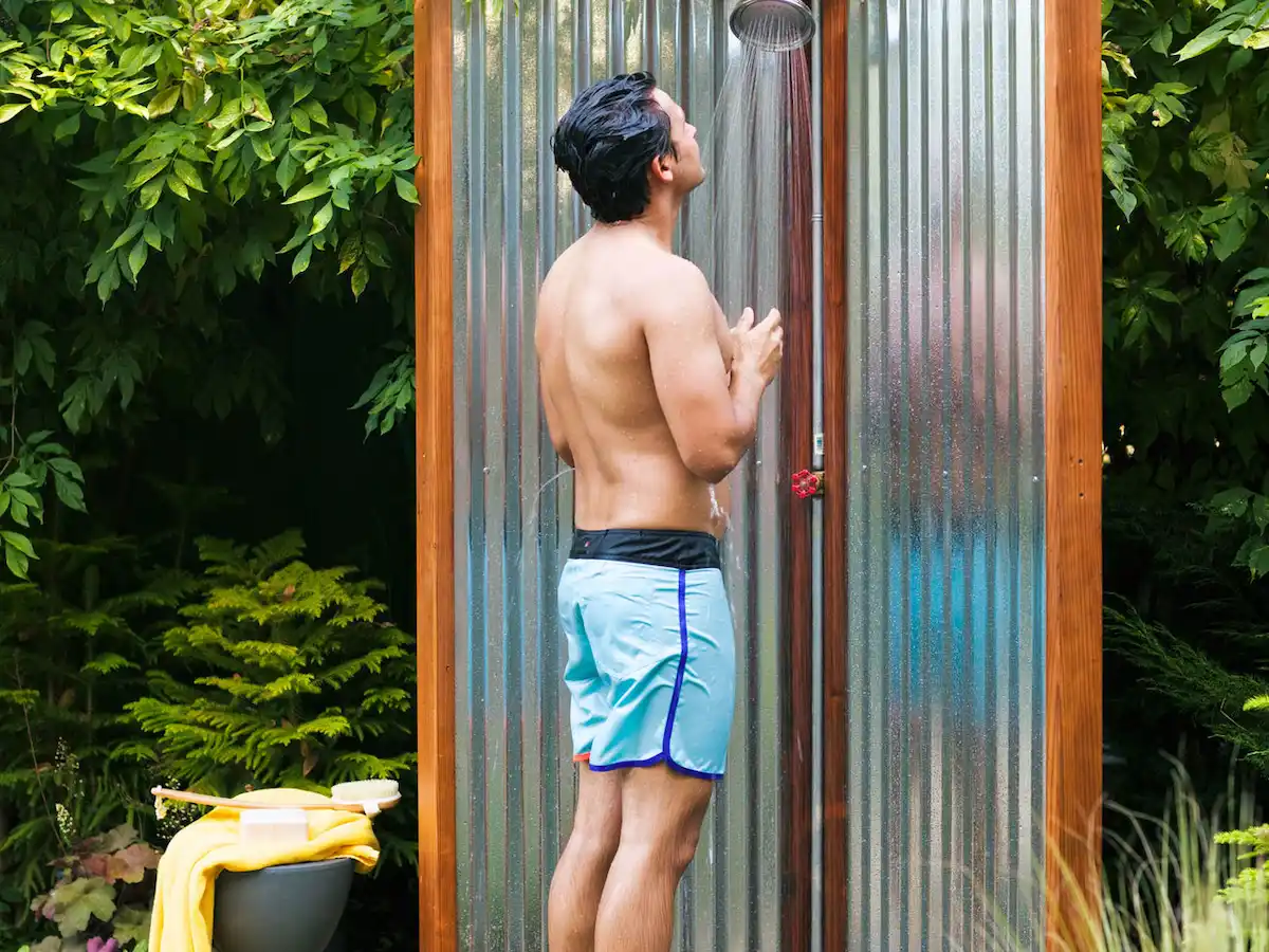 An Outdoor Shower Is A Little Bit Of Magic