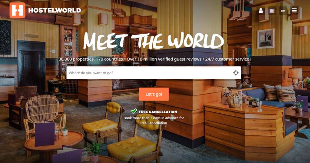 Book Hotels During Solo Trips Using Hostelworld