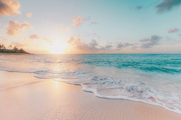 Beaches Framed By Azure Horizons